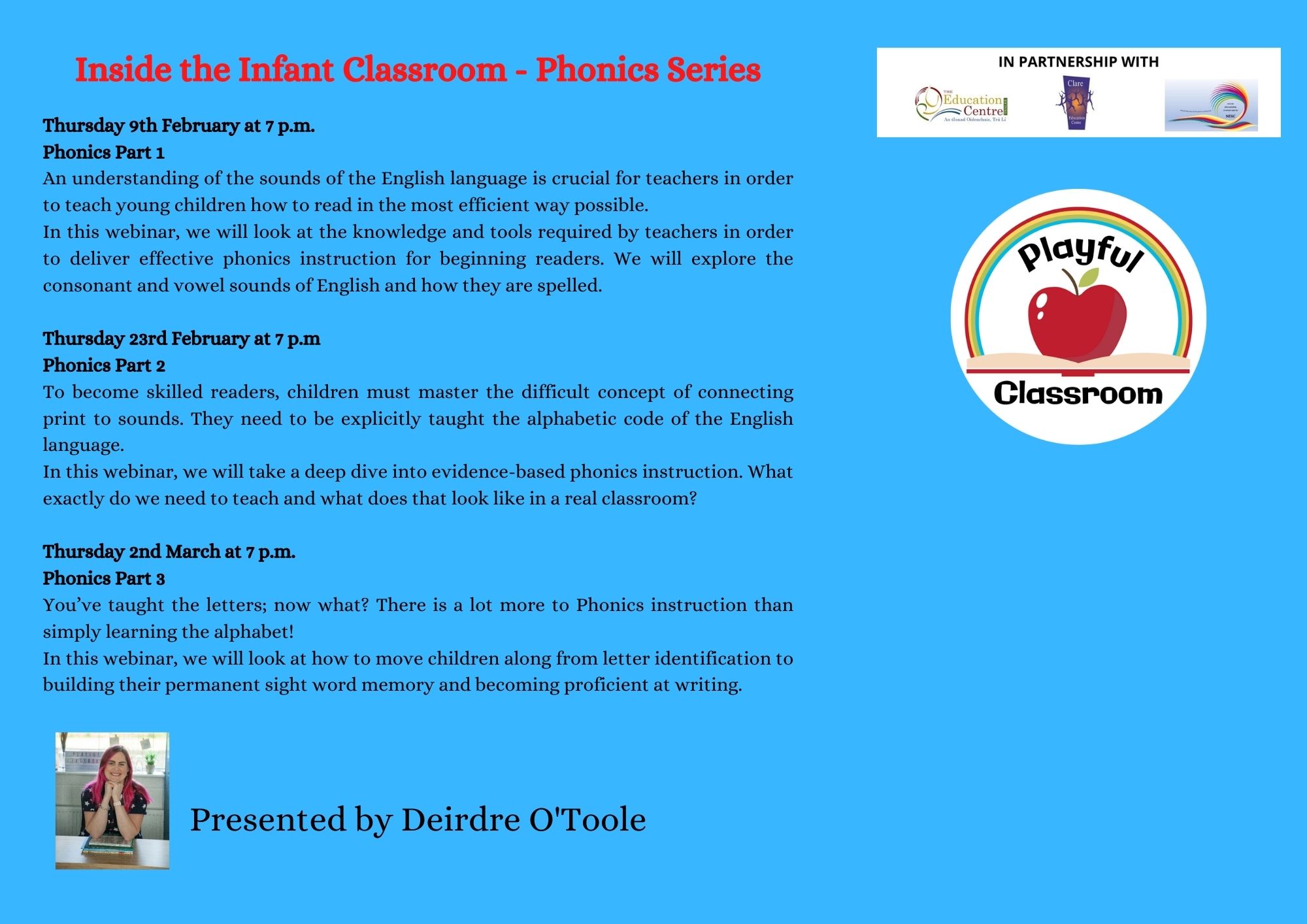 SP23-115 Inside the Infant Classroom- Phonics Series Part 3 