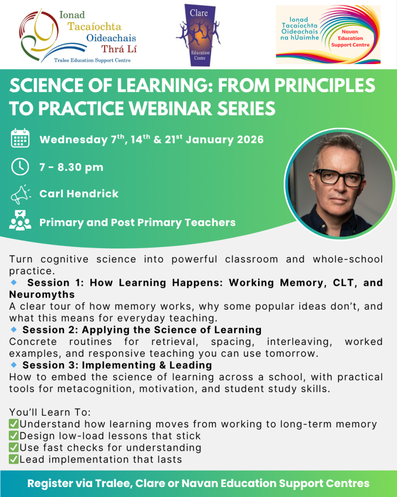 SP26-12 Science of Learning: From Principles to Practice Webinar Series
