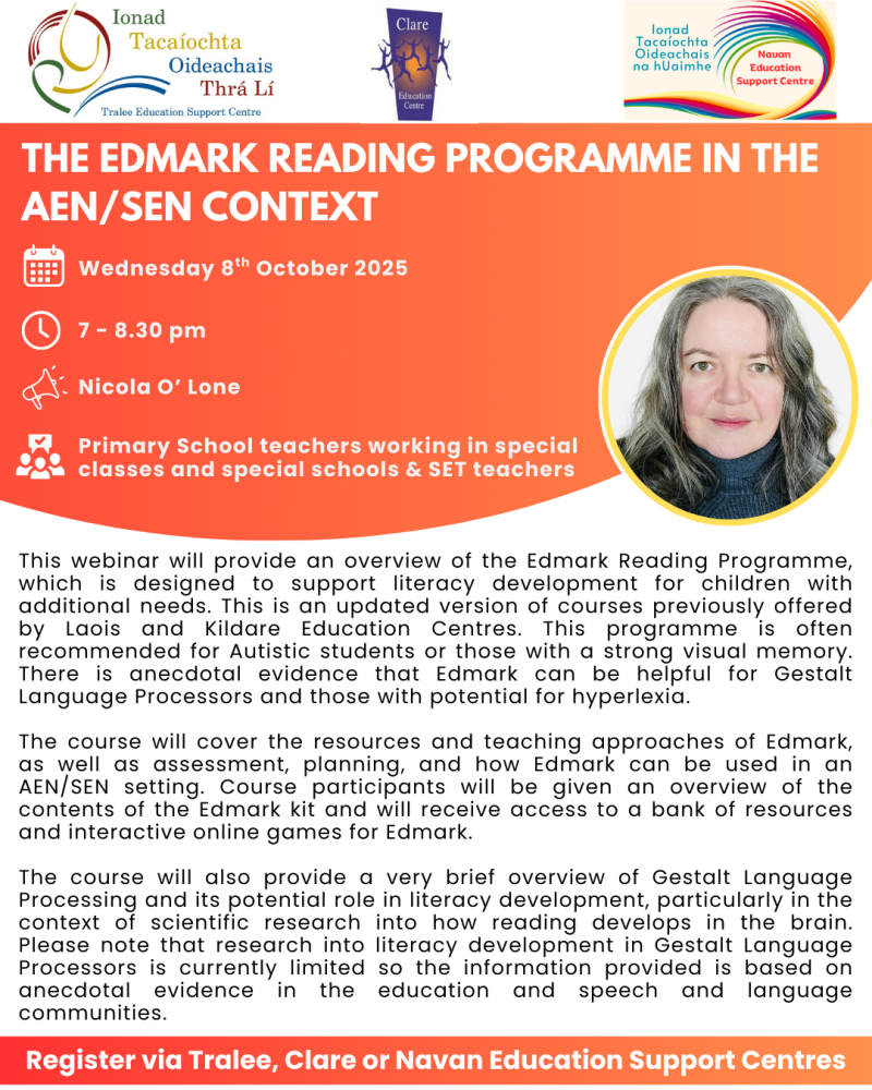 AUT25-150 The Edmark Reading Programme in the AEN/SEN Context