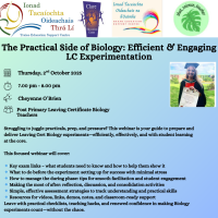 AUT25-59 The Practical Side of Biology: Efficient & Engaging LC Experimentation 