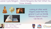 SP294-22 Junior Cycle Religion - World Religions But Not What You Know Already 