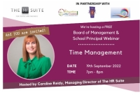 AUT22-150 Time Management (Board of Management & School Principals Webinar)