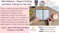 AUT23-102 SNA Webinar - Report Writing and Note Taking for the SNA