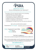 SP26-127 PSRA's Retirement Planning Webinar