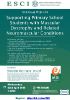 ESCI-Supporting Primary School Students with Muscular Dystrophy and Related Neuromuscular Conditions