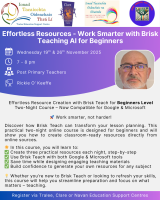 AUT25-151 Effortless Resources - Work Smarter with Brisk Teaching AI (Now Compatible with Google & Microsoft) 