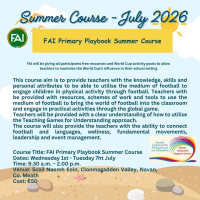 SUM104 FAI Primary Playbook Summer Course