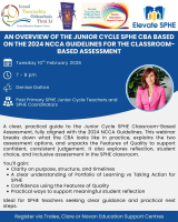 SP26-85 An Overview of the Junior Cycle SPHE CBA Based on the 2024 NCCA Guidelines for the Classroom-Based Assessment