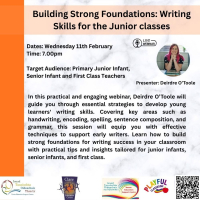 SP26-74 Building Strong Foundations: Writing Skills for the Junior classes