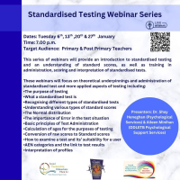 SP26-42 Standardised Testing Webinar Series 