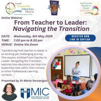 SP26-140 From Teacher to Leader: Navigating the Transition