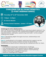 AUT26-36 Challenge for All in Mathematics (2-Part Webinar Series) 