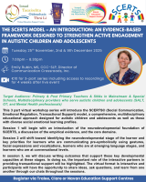 AUT25-71 The SCERTS Model – An Introduction: An Evidence-Based Framework Designed to Strengthen Active Engagement in Autistic Children and Adolescents 3-Part Webinar Series