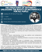 AUT25-44 The Structures of Arithmetic: Unlocking the Beauty of Mathematics for all Pupils Webinar Series