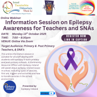 AUT25-51 Information Session on Epilepsy Awareness for Teachers and SNAs