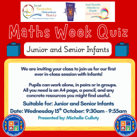 AUT25-154 Maths Week Quiz Day (Junior and Senior Infants)