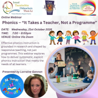 SP26-23 Infant Phonics – “It Takes a Teacher, Not a Programme”