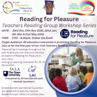 AUT25-35 Reading for Pleasure - Teachers Reading Group Workshop Series