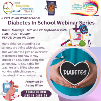 AUT26-01  2-Part Diabetes In School Webinar Series
