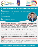 AUT26-19 Dyslexia: From Identification to Instruction Webinar Series