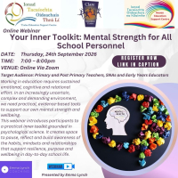 AUT26-12 Your Inner Toolkit: Mental Strength for All School Personnel