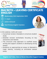 AUT25-37 Macbeth – Leaving Certificate English