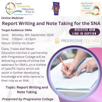 AUT24-101 SNA Webinar - Report Writing and Note Taking for the SNA