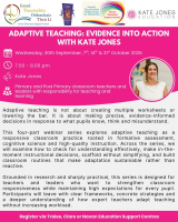 AUT26-15 Adaptive Teaching: Evidence into Action with Kate Jones